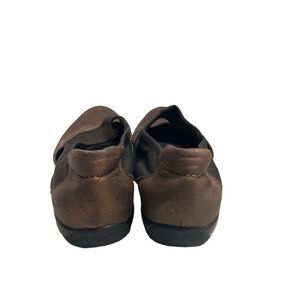 SESTO MEUCCI Pure Italian Gold & Brown Shoes Size 7M